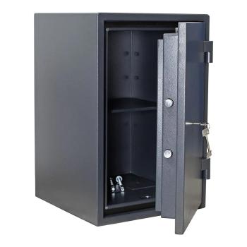 Preview: Rottner Dokumententresor EN1 Fire Hero 65 Doppelbartschloss anthrazit T06318